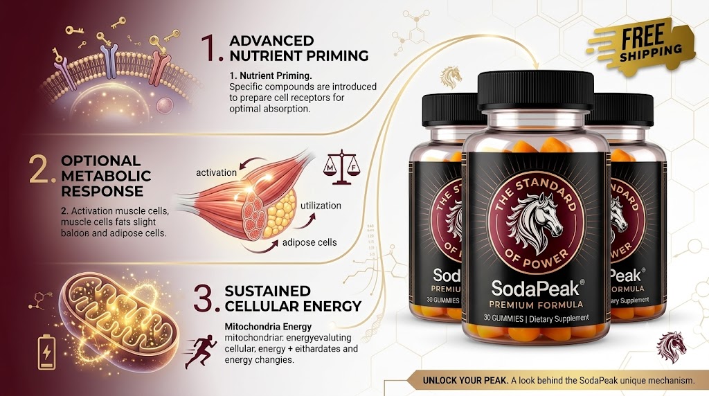 SodaPeak brand mechanism overview graphic, as published by the manufacturer